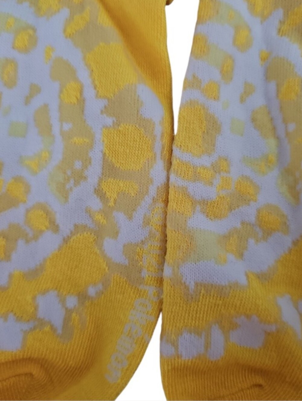 Pokemon Pikachu Not Today Crew Socks Yellow Tie Dye Novelty NWOT Animecore Gift - Picture 4 of 12